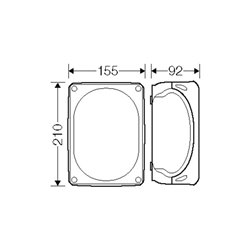 Hensel Kabelabzweigkasten bis 16 o.Klemme KF 1600 B