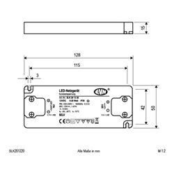 EVN Lichttechnik LED-Netzgerät 12VDC 0-20W IP20 SLK201220