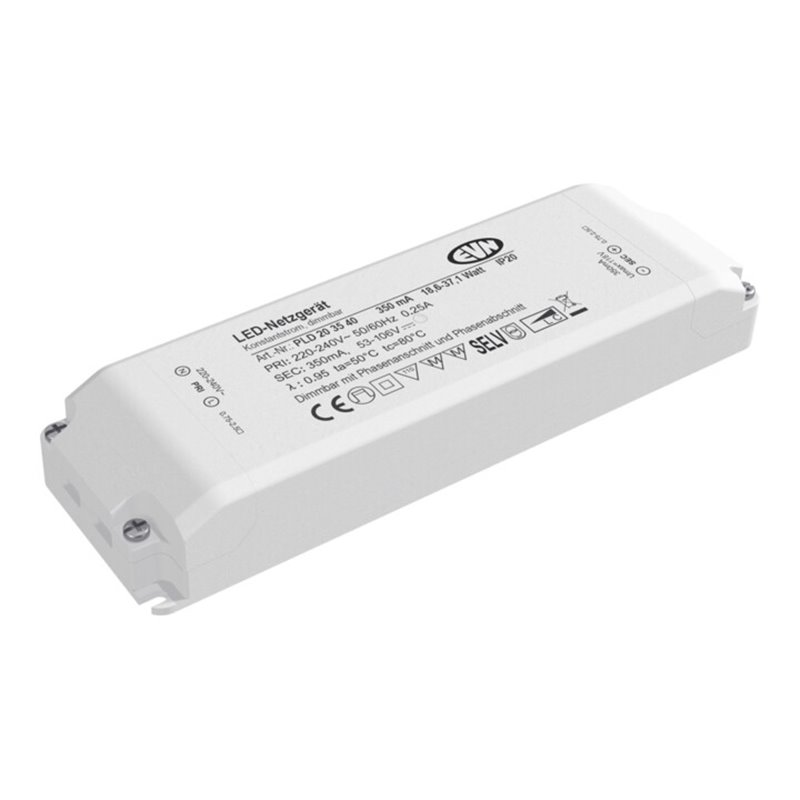 EVN Lichttechnik LED-Netzgerät 350mA 18,6-37,1WIP20 PLD203540
