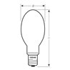 OSRAM LAMPE Natriumdampflampe E40 NAV-E 150W SUPER 4Y