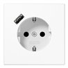 Jung SCHUKO Steckdose mit USB Typ A LS1520-18AWW