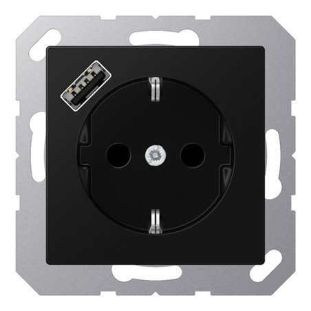 Jung SCHUKO Steckdose mit USB Typ A A1520-18ASWM