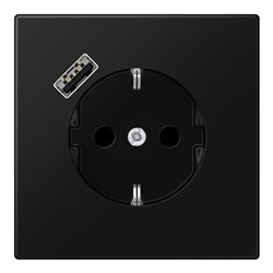 Jung SCHUKO Steckdose mit USB Typ A LS1520-18ASWM