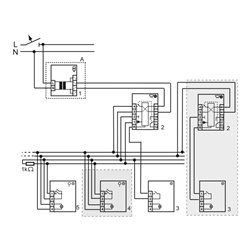 Busch-Jaeger Ruf-Set für Behinderten-WC studioweiß 1510 UC-84-101