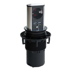 Bachmann Steckdosen Elevator 1xSchutz.,2xUSB 928.017