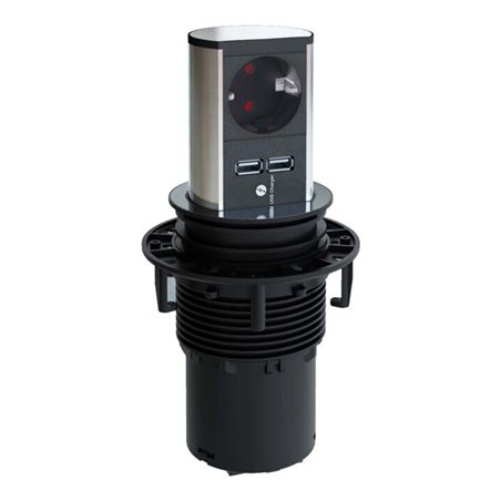 Bachmann Steckdosen Elevator 1xSchutz.,2xUSB 928.017