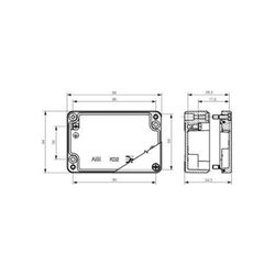 Weidmüller Gehäuse KLIPPON K02
