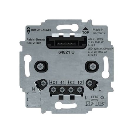 Busch-Jaeger Serienrelais-Einsatz flex 64821 U