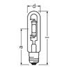 OSRAM LAMPE Halogenmetalldampflampe HQI-T 400/N E40 12X1