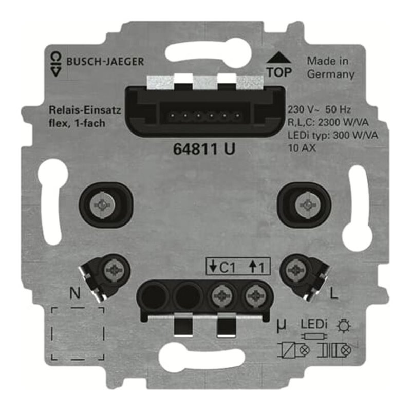Busch-Jaeger Relais-Einsatz flex 64811 U