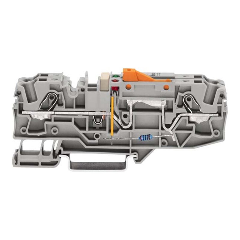 WAGO GmbH& Co. KG Erdleiter-Trennklemme 24V grau 2006-1671/1000-848