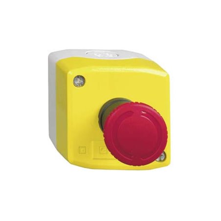 Schneider Electric Gehäuse best. m.Pilztaster rot 1S,1Ö XALK178E