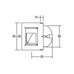 Brumberg Leuchten LED-Wandleuchte 1W/230V LED wws 0R3929WW