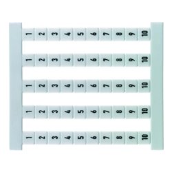 Weidmüller Klemmenmarkierer dekafix,senkrecht DEK 5 FSZ 1-10