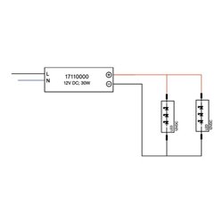 Brumberg Leuchten LED-Netzgerät 12VDC 30W 2000mm Kab 17110000