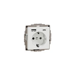 Merten Schuko Steckdose mit USB Ladegerät MEG2367-0325