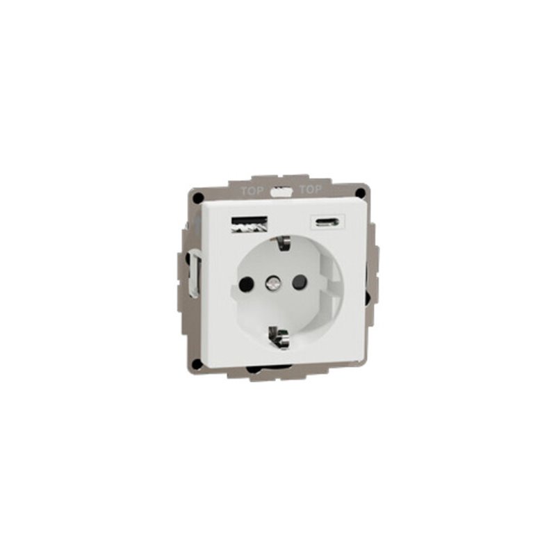 Merten Schuko Steckdose mit USB Ladegerät MEG2367-0325