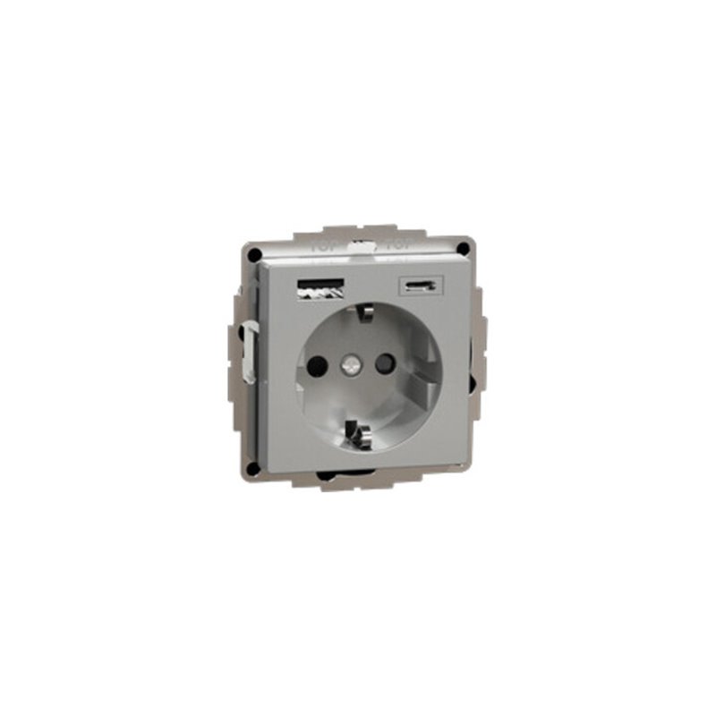 Merten Schuko Steckdose mit USB Ladegerät MEG2367-0460