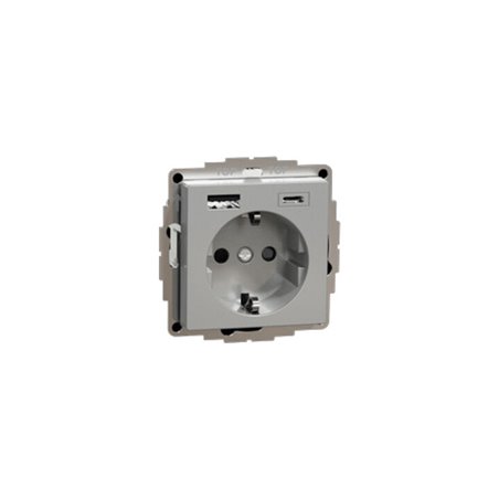 Merten Schuko Steckdose mit USB Ladegerät MEG2367-0460