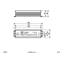 EVN Lichttechnik LED-Netzgerät 12VDC 0-75W IP67 K 12075