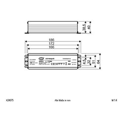 EVN Lichttechnik LED-Netzgerät 24VDC 0-75W IP67 K 24075