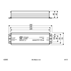 EVN Lichttechnik LED-Netzgerät 24VDC 240W K24 240