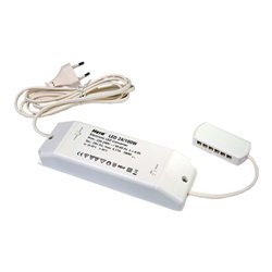 Hera LED-Trafo 24V/100W 12fach Vert 20604003301
