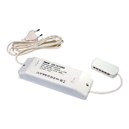 Hera LED-Trafo 24V/100W 12fach Vert 20604003301