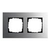 Gira Abdeckrahmen 2fach edelstahl 0212219