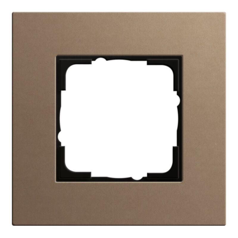 Gira Abdeckrahmen 1fach hellbraun 0211221