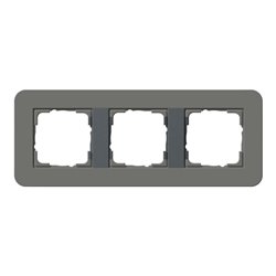 Gira Abdeckrahmen 3fach Dklgrau/Anthrazit 0213423