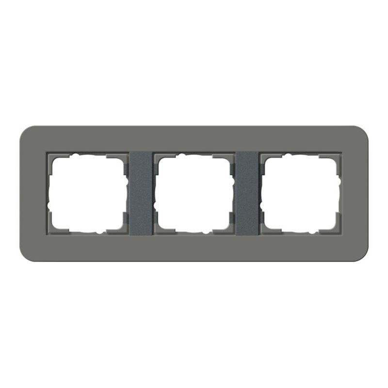 Gira Abdeckrahmen 3fach Dklgrau/Anthrazit 0213423