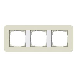 Gira Abdeckrahmen 3fach Sand/Reinweiß 0213417