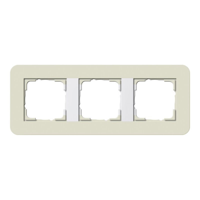 Gira Abdeckrahmen 3fach Sand/Reinweiß 0213417