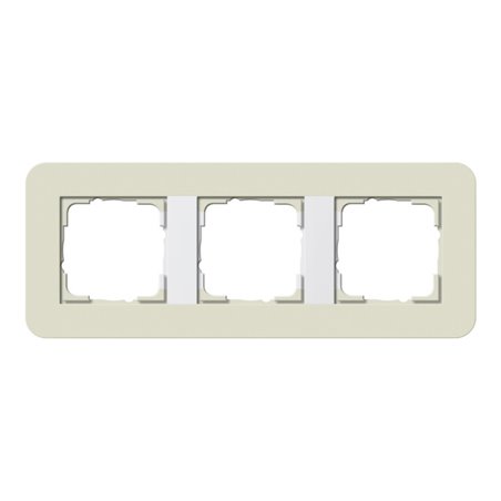 Gira Abdeckrahmen 3fach Sand/Reinweiß 0213417