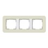 Gira Abdeckrahmen 3fach Sand/Reinweiß 0213417