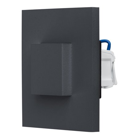 EVN Lichttechnik LED-Wandeinbauleuchte 3000K IP44 anth LQ41802AD