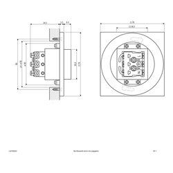 EVN Lichttechnik LED-Wandeinbauleuchte 3000K IP44 anth LQ41802AD