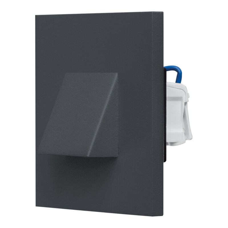 EVN Lichttechnik LED-Wandeinbauleuchte 3000K IP44 anth LQ41802AE