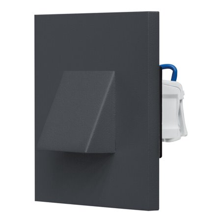 EVN Lichttechnik LED-Wandeinbauleuchte 3000K IP44 anth LQ41802AE