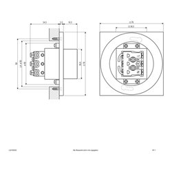 EVN Lichttechnik LED-Wandeinbauleuchte 3000K IP44 anth LQ41802AE