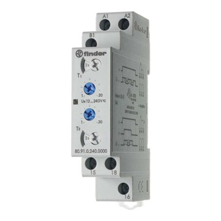 Finder Taktgeber asymetrisch 1W, 12-240VAC/DC,16A 80.91.0.240.0000