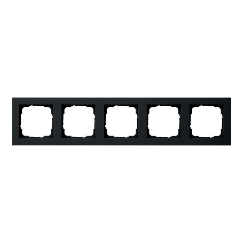 Gira Abdeckrahmen 5f. sw 021509