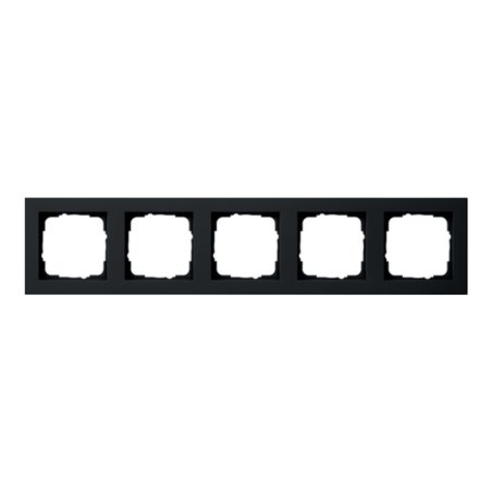 Gira Abdeckrahmen 5f. sw 021509