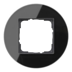 Gira Abdeckrahmen 1f. sw 0211135