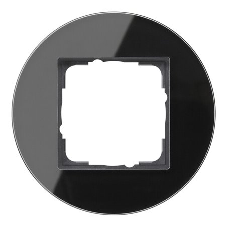 Gira Abdeckrahmen 1f. sw 0211135