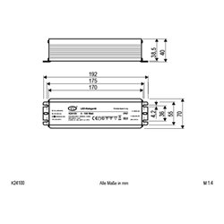EVN Lichttechnik LED-Netzgerät 24V DC/5-100W K24 100