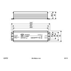 EVN Lichttechnik LED-Netzgerät 24V DC/5-150W K24 150