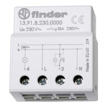 Finder Stromstoßschalter 1S 10A 230VAC 13.91.8.230.0000