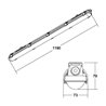 Brumberg Leuchten LED-Feuchtraumleuchte 1190mm 4000K 78012114
